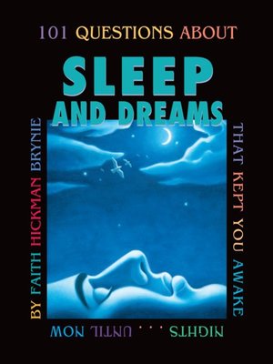 cover image of 101 Questions about Sleep and Dreams
